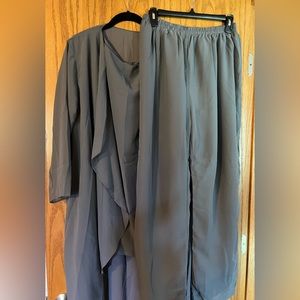 NWT Mother of the Bride 3 piece set dusty blue color size 14